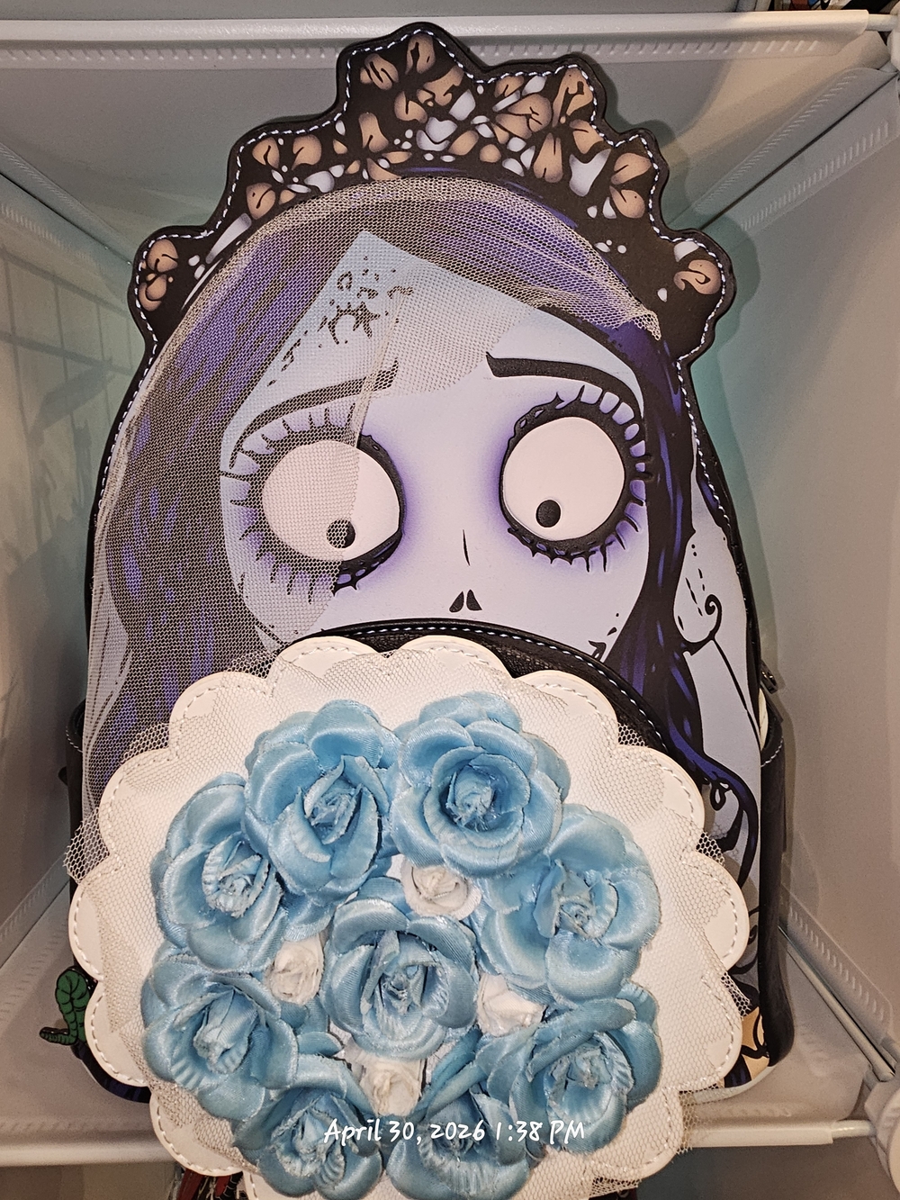 Loungefly Corpse Bride Emily Bouquet Mini Backpack